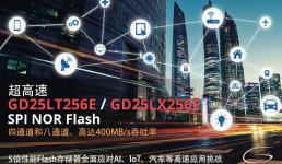 兆易創新推出全新一代高速4通道及兼容xSPI規格的8通道SPI NOR 